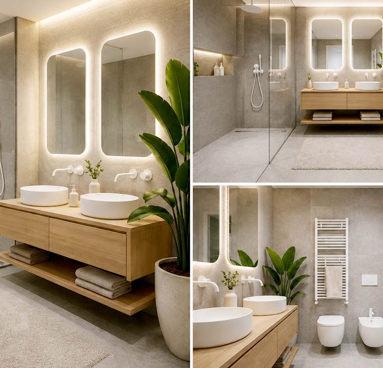 Un bagno moderno, elegante e accogliente a Bassano del Grappa